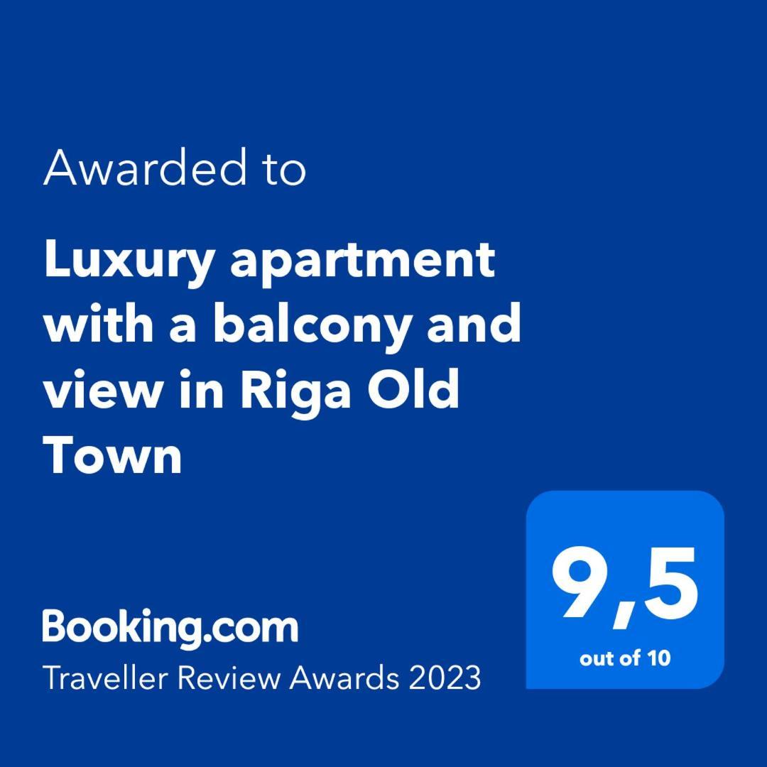 Luxury Apartment With A Balcony And View In Riga Old Town Екстериор снимка